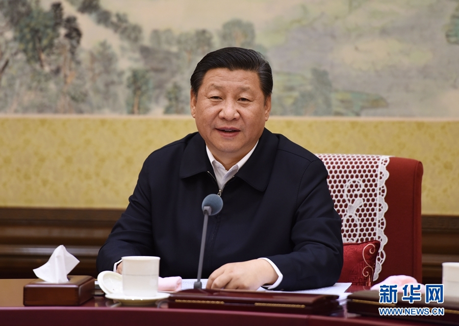 12月28日至29日，中共中央政治局召開專題民主生活會，對照檢查踐行“三嚴三實”情況，討論研究加強黨風廉政建設(shè)措施。中共中央總書記習近平主持會議并發(fā)表重要講話。新華社記者 李學仁 攝 