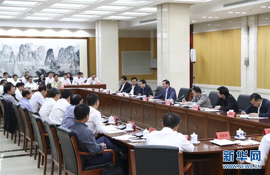 9月21日，中宣部在北京召開中央媒體駐外機(jī)構(gòu)外宣工作座談會。中共中央政治局委員、中央書記處書記、中宣部部長劉奇葆出席座談會并講話。新華社記者 謝環(huán)馳 攝 