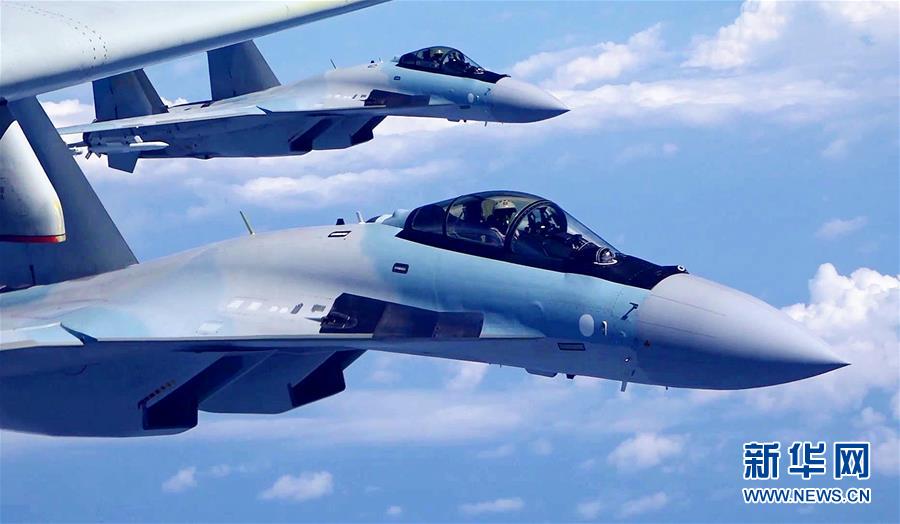 （圖文互動）（2）空軍發(fā)布宣傳片展現(xiàn)殲-20、蘇-35、轟-6K海上新航跡