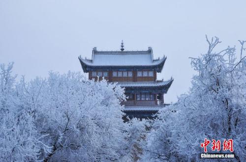 資料圖：小寒時(shí)節(jié)，甘肅嘉峪關(guān)市迎來(lái)了一場(chǎng)大雪。師永紅 攝