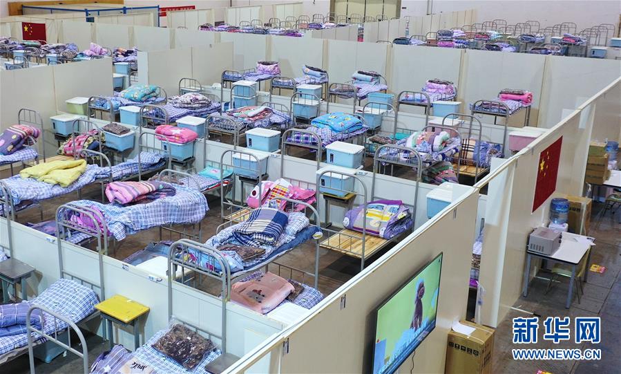 （聚焦疫情防控）（8）武漢客廳&ldquo;方艙醫(yī)院&rdquo;B區(qū)即將啟用