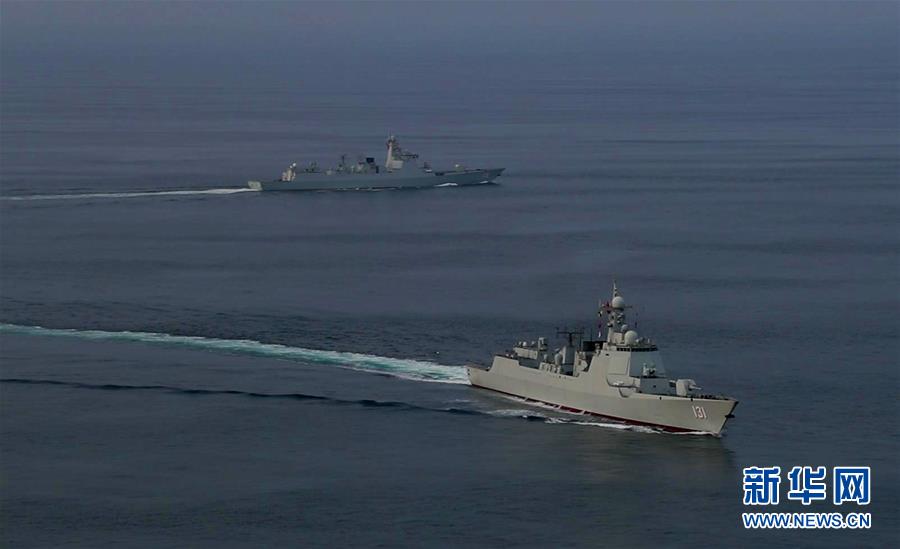 （國際）（1）中國海軍第35、36批護(hù)航編隊(duì)在亞丁灣完成任務(wù)交接