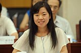 共產(chǎn)黨員微信、易信受眾代表喬薇發(fā)言