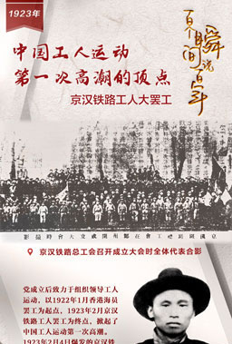 1923，中國工人運動第一次高潮的頂點