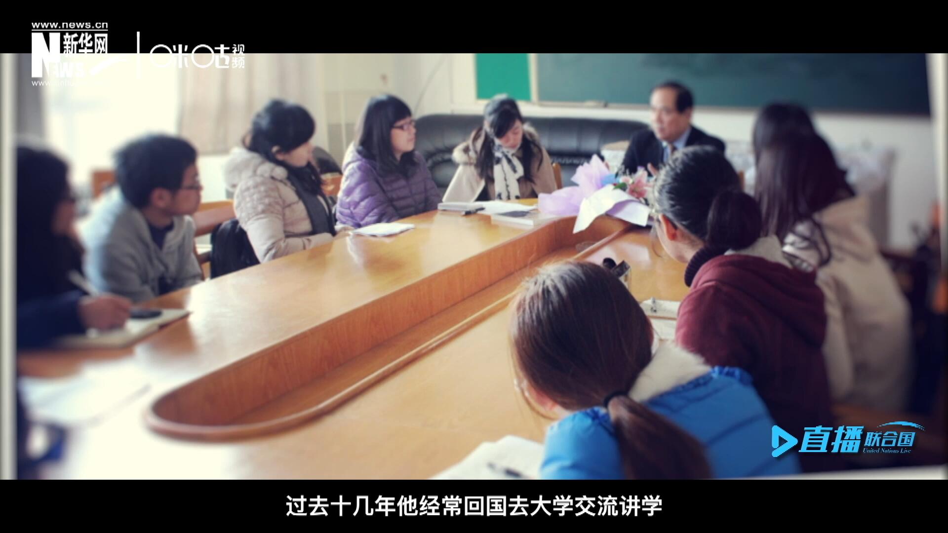 過去十幾年陳峰經(jīng)?；貒ゴ髮W(xué)交流講學(xué)，給年輕人分享他學(xué)習(xí)、工作和生活的故事。