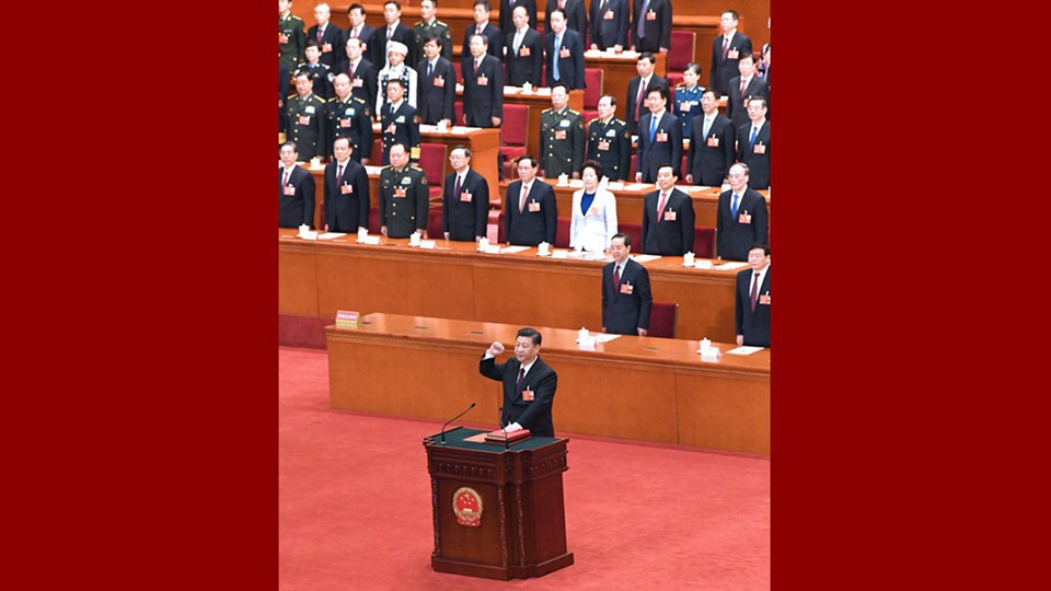 習(xí)近平當(dāng)選國(guó)家主席、中央軍委主席