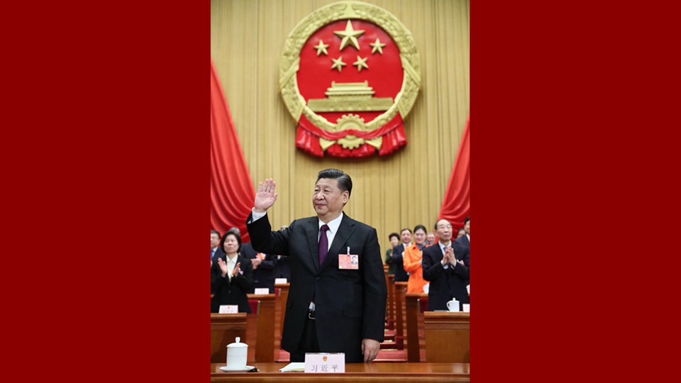 習(xí)近平當(dāng)選國(guó)家主席、中央軍委主席