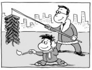春節(jié)若遇霧霾，煙花怎么放？