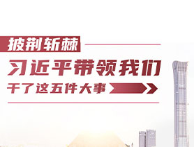 披荊斬棘！習近平帶領我們干了這五件大事
