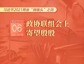 習近平2021兩會“微鏡頭”之四：3月6日 政協(xié)聯(lián)組會上，寄望殷殷