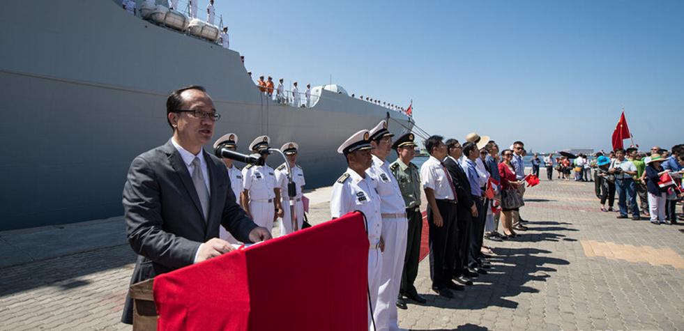友誼、和平、交流、合作：中國(guó)海軍152艦艇編隊(duì)到訪埃及