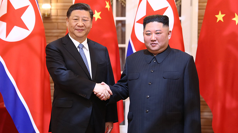 習(xí)近平同朝鮮勞動(dòng)黨委員長(zhǎng)、國(guó)務(wù)委員會(huì)委員長(zhǎng)金正恩舉行會(huì)談